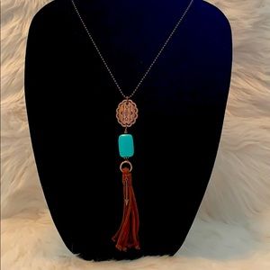 Long Turquoise necklace